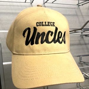 KHAKI BUCKLE-BACK COLLEGE UNCLES HAT